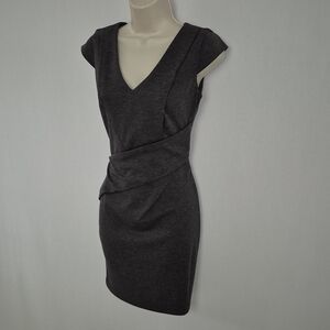Bar III Size S Bodycon Charcoal Mini Dress